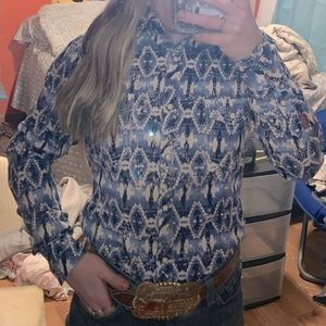 Rock and Roll Cowgirl Rodeo Shirt